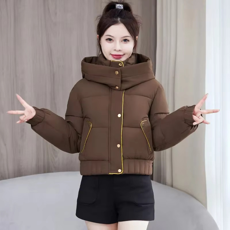 Fashion Down Jacket Women's 2024 Short Loose Padded Winter Cotton-Padded Jackets New Temperament Warm Coat