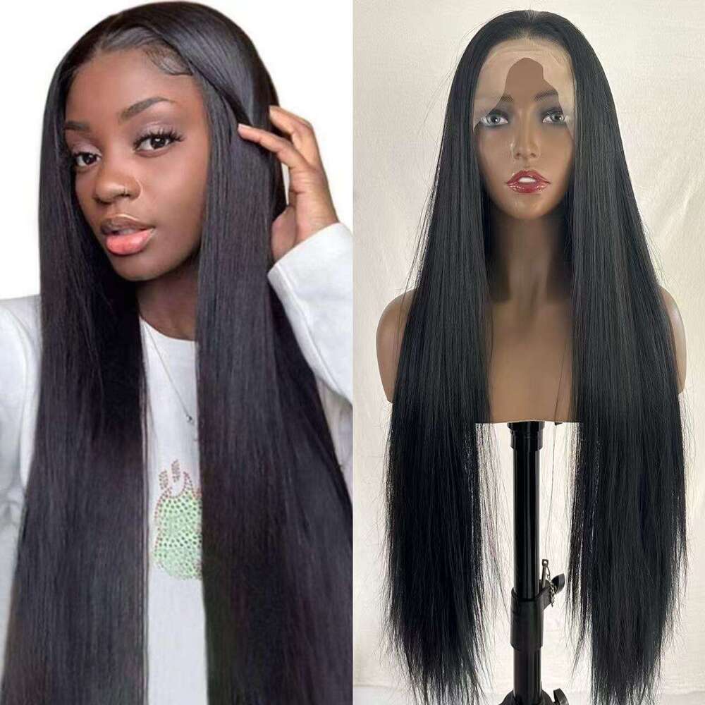 Lace Front Wig Cover T Shape Quan B Color Front Lace Synthetic Headband Inch