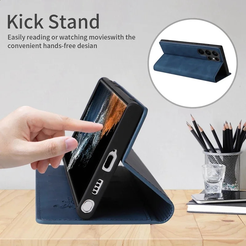 Wallet Magnetic Flip Leather Case For Galaxy A02s A03 A04s A10 A11 A12 A20 A21s A22 A23 A31 A32 A33 5G A50s A51 A52 A71 250207