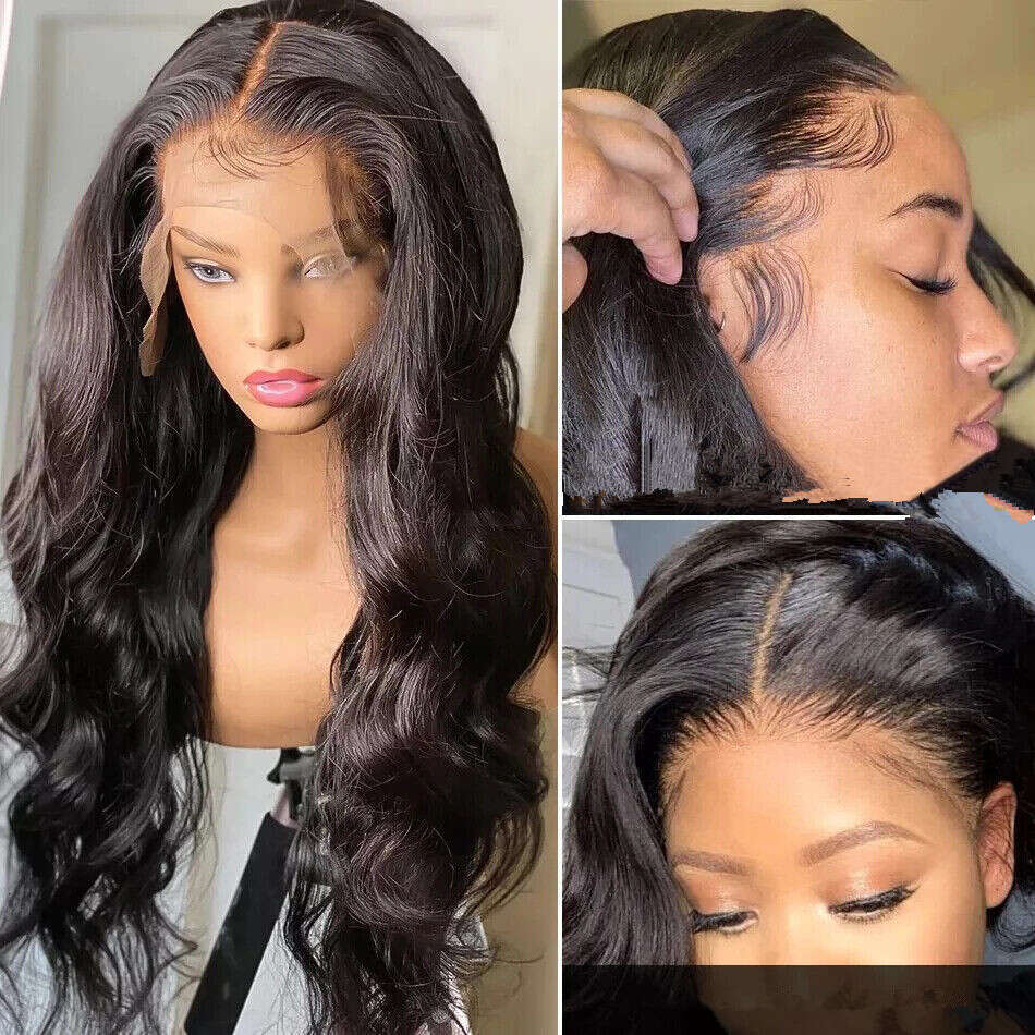 Lace Front Wig Cover T Shape Wig Fashion Black Wave Curly Hair Hot Selg Front Lace Full Head Set