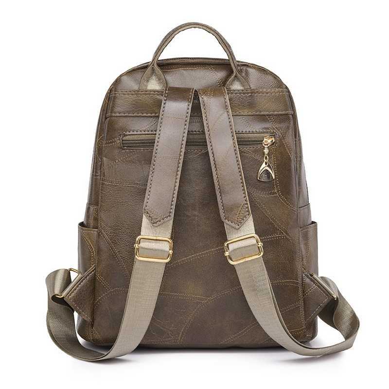 new womens PU backpack for bags casual large capacity outdoor commuting travel backpack womens bag