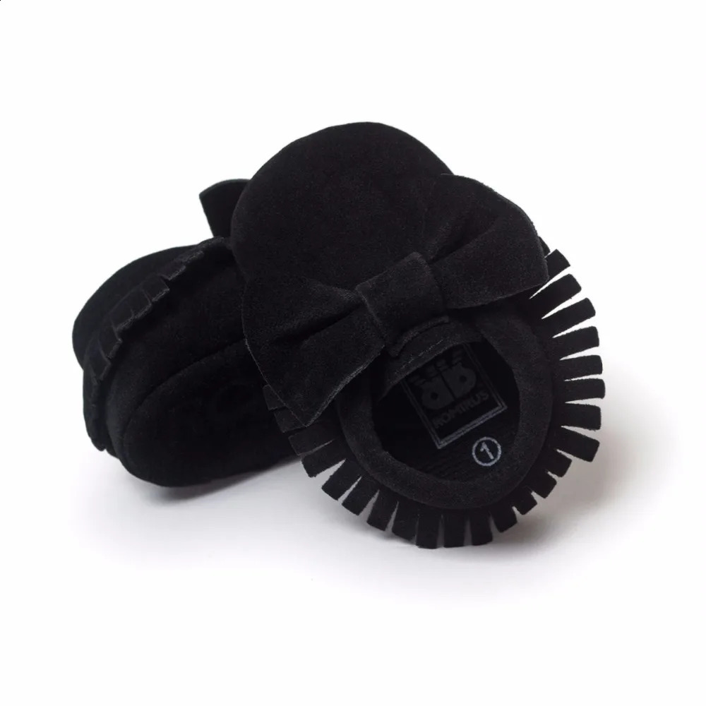 Hooyi Bow Suede Baby Boy Shoe Grass Green PU Leather Fashion Kid Moccasins Solid Bebe First Walker born Prewalker Kids Sock 250118