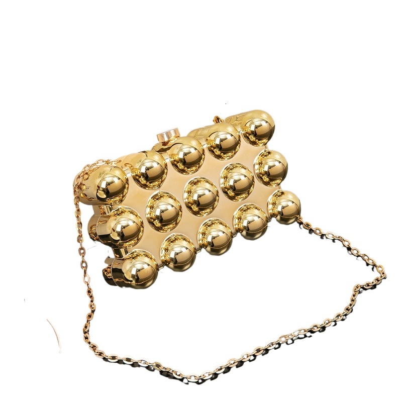 Acrylic For Women New Style New Fashionable Polka Dot Shoulder Ins Personalized Trend Crossbody Box Bag