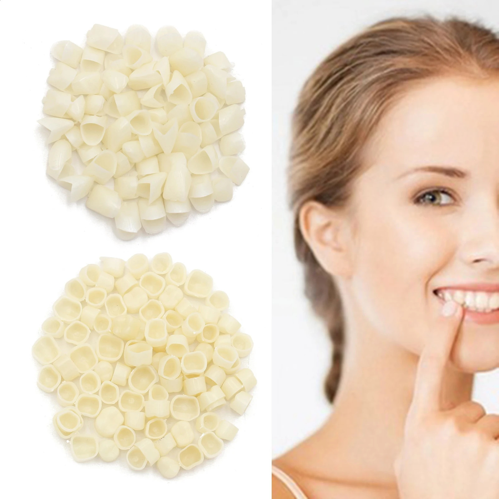 Temporary Teeth Crowns Cover Filling Missing Broken Tooth Accessory for Retouching Tooth Hole 250122