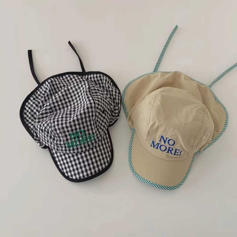 Breathable Kids Sun Cap for Summer Quick-Drying Sun-Protective Beach-Hat with Neck Flap Thin Fisherman Hat Baby Headwear A2UB T250121