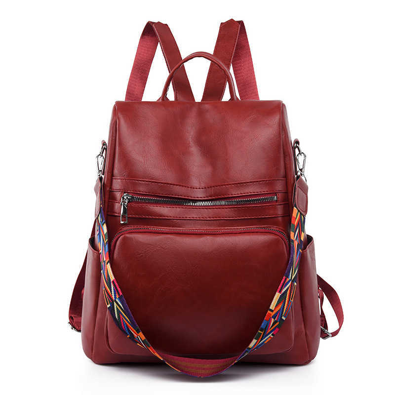 Backpack for women new leather travel backpack brown outdoor leisure womens backpack womens backpack