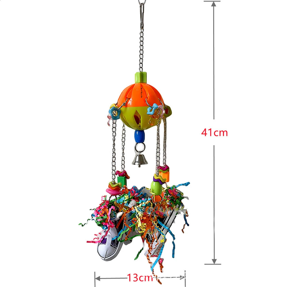 Parrot Toys Natural Corn Cob Bird Chew Toys Multicolored Natural Wooden Blocks Cotton Knots For Parrots Macaw African Cockatoo 250121