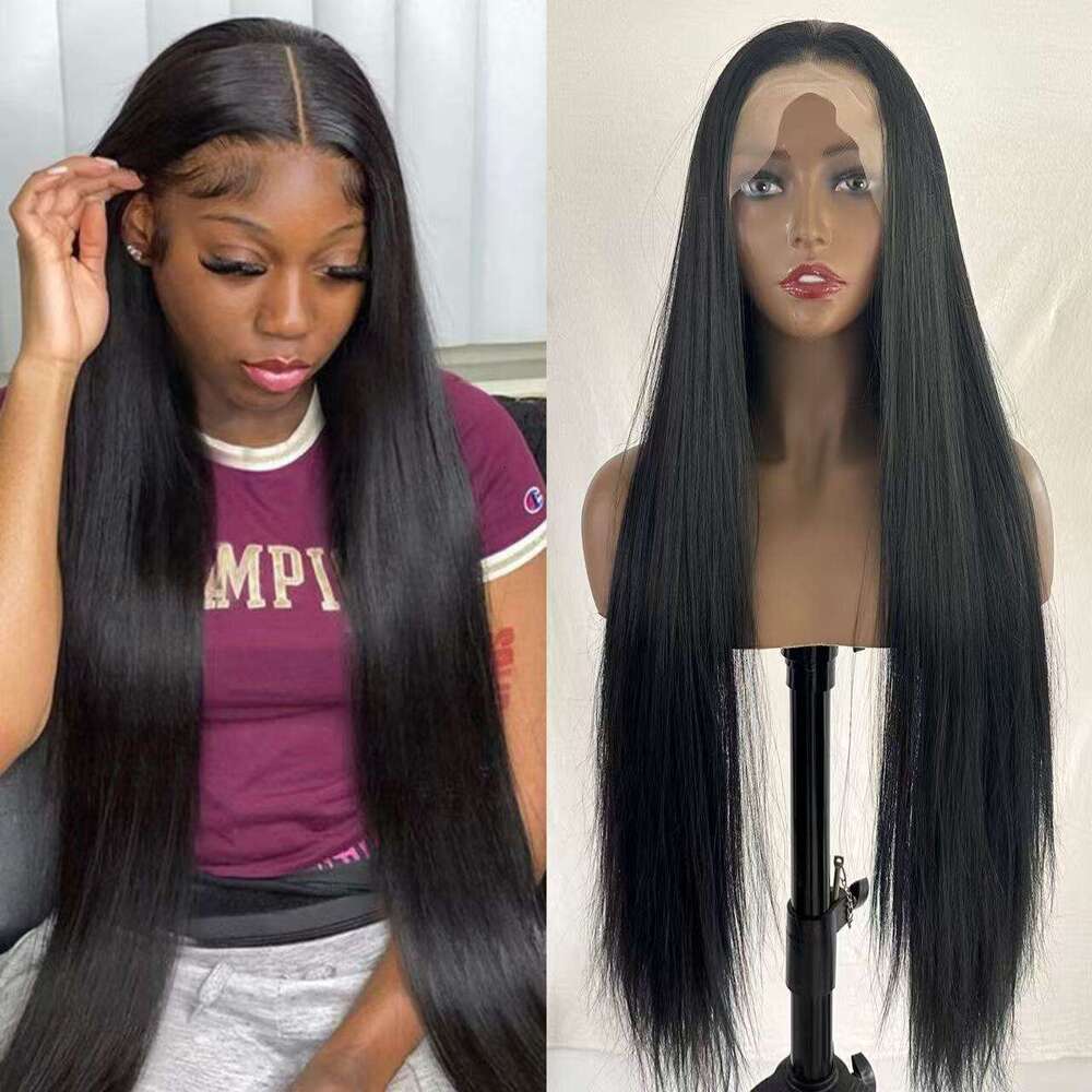 Lace Front Wig Cover T Shape Quan B Color Front Lace Synthetic Headband Inch