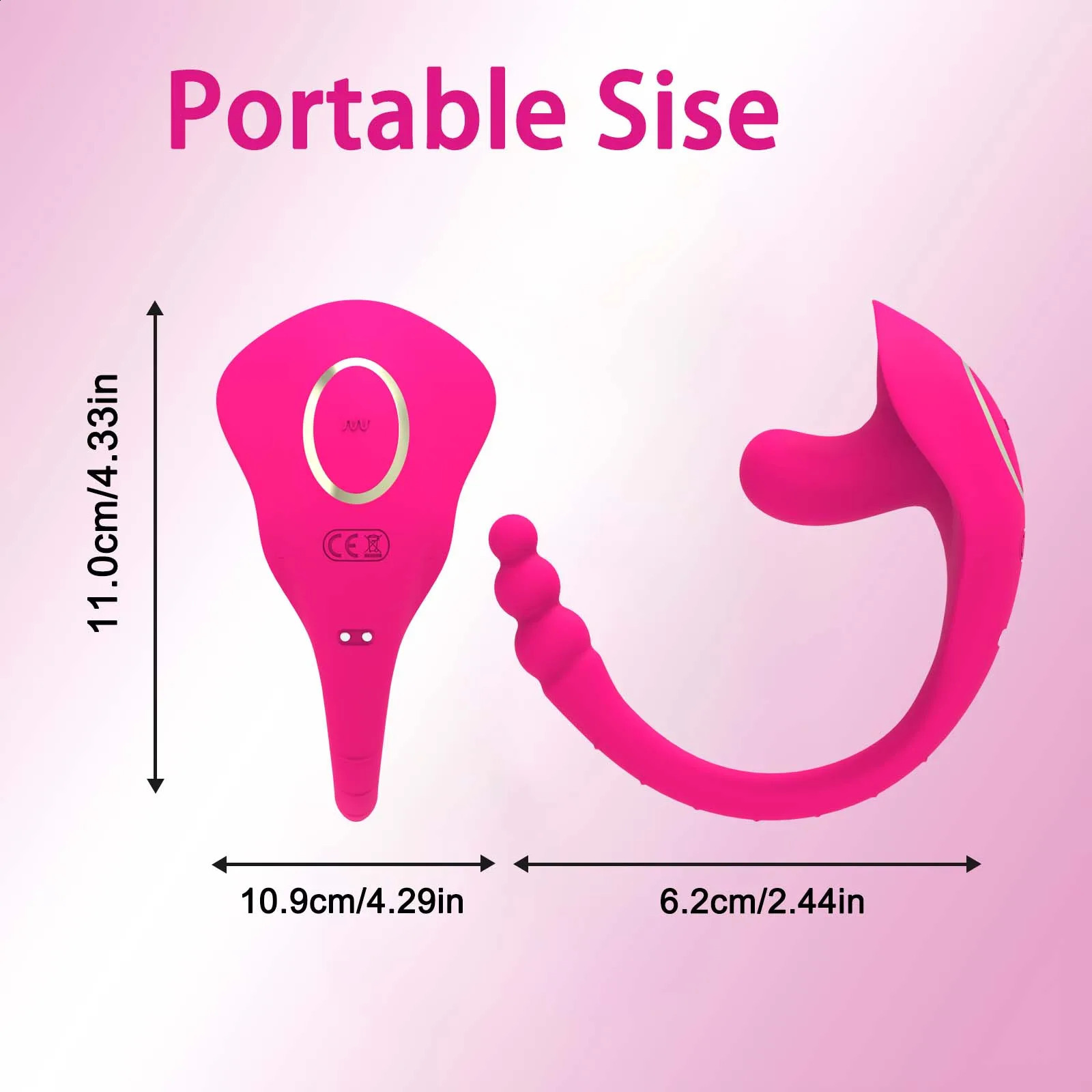 Remote control wearable female masturbation orgasm toy 10-frequency powerful vibration mode motor vibrating massage stick c 250114