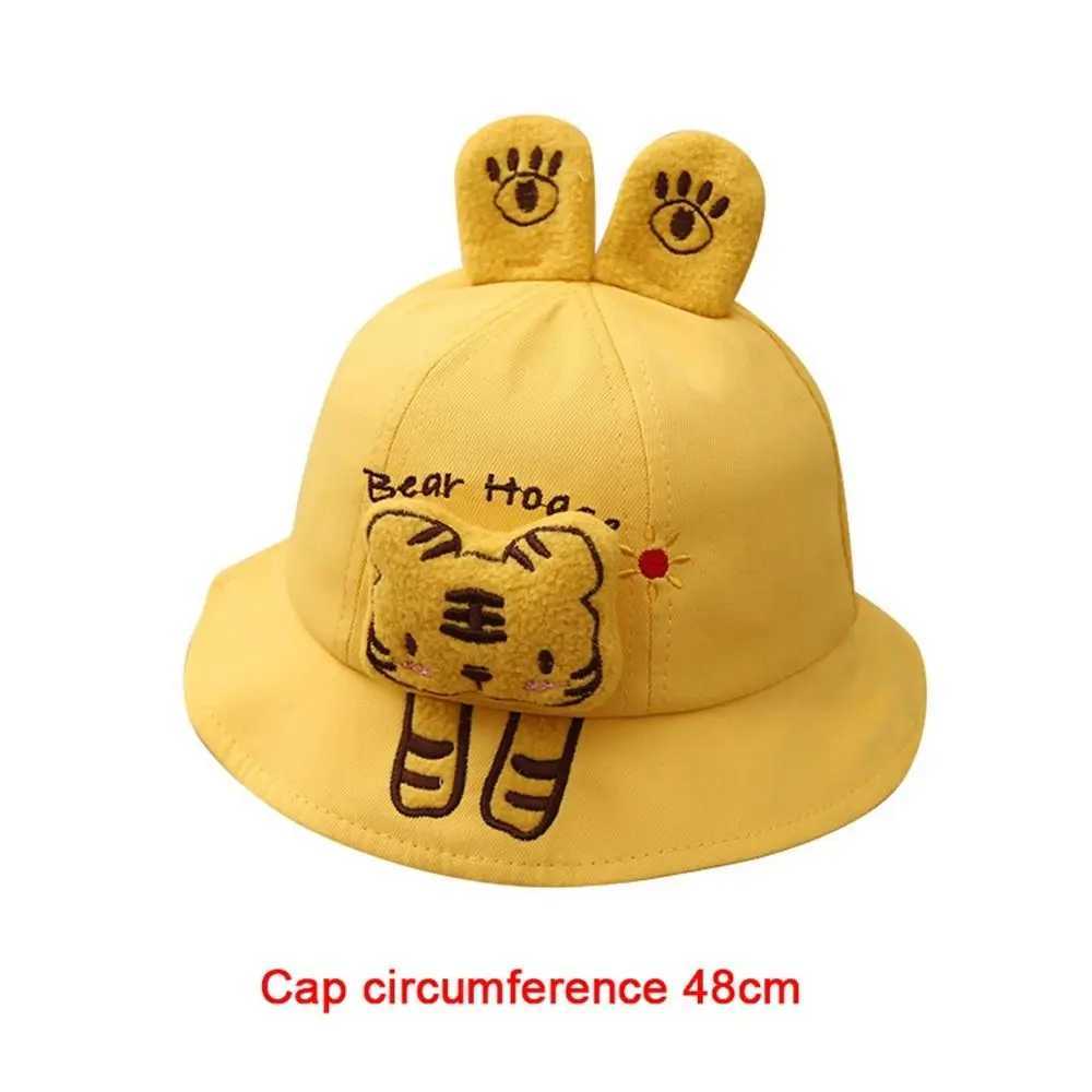 New Summer Panama Baby Girls Hats Cartoon Boys Fisherman Hat Baby Sun Hat Outdoor UV Bucket Hat Toddler Kids Panama Sun Cap T250121