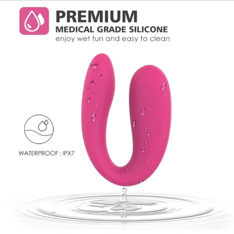 Adult Vibrator Clitoris Nipple G-spot for Women Vagina Clitoris Stimulate U Type Vibrator G-Spot Vibrating Sex Toys for Female 250114