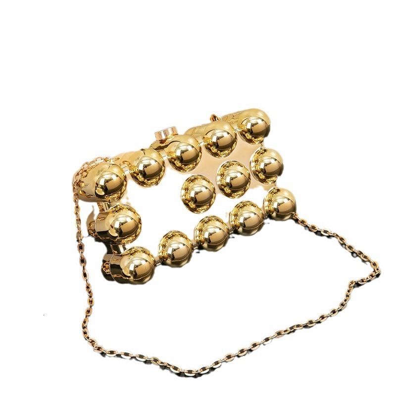 Acrylic For Women New Style New Fashionable Polka Dot Shoulder Ins Personalized Trend Crossbody Box Bag