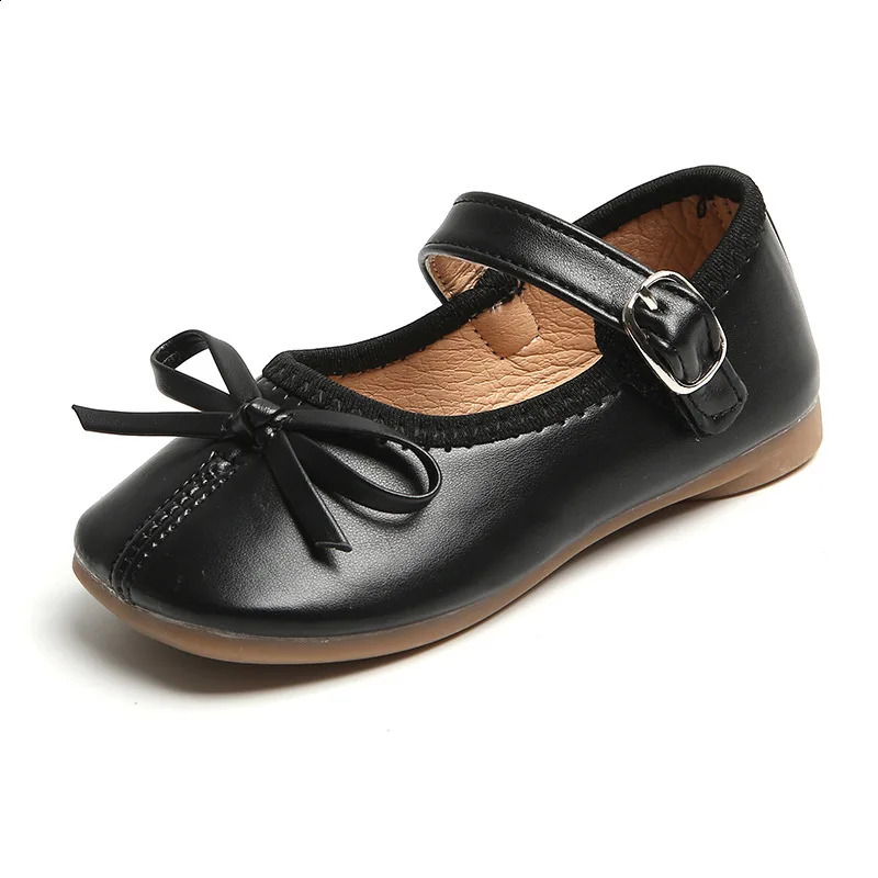Fashion er Girls Flat PU Leather Shoes Spring Autumn Toddler Little Kids Oxfords For Girl Party School Shoes Green Black 250121