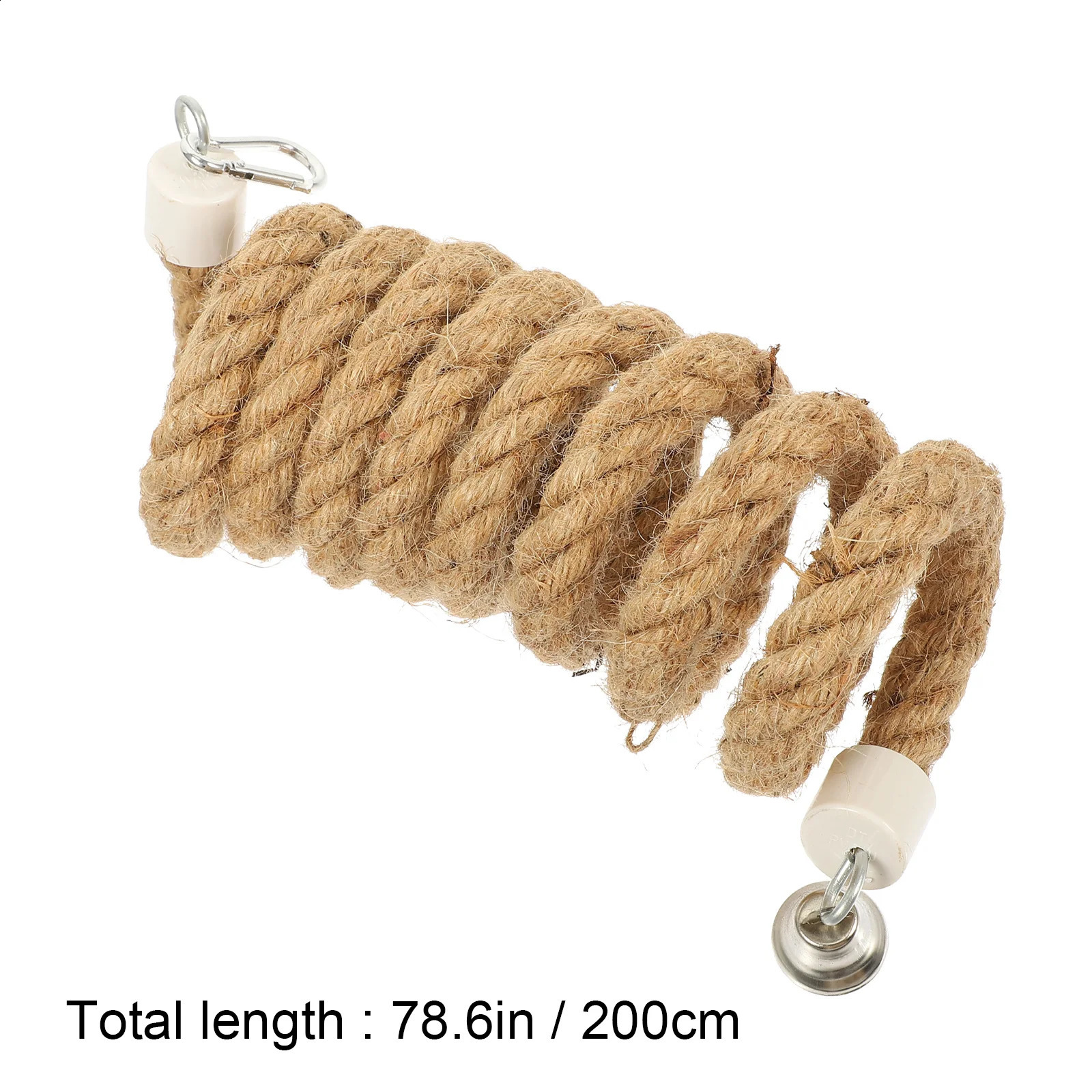 Bird Bed Large Cage Parrot Rope Perch Bird Toys Toy Climb Hanging Stand Play Standing Spiral 250121