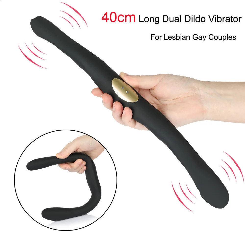 Double Dildo Vibrators for Women G Spot Vagina Prostate Clitoris Stimulator Vibrator Anus Anal Masturbator Sex Toys for Lesbian 250108