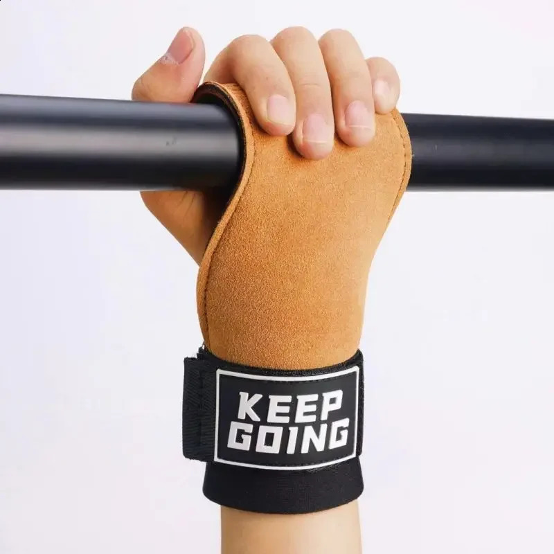 1 Pair Weight Lifting Gloves Training Gym Grips Fitness Glove Women Men Bodybuilding Wristbands Hand Protector Equipment 250118