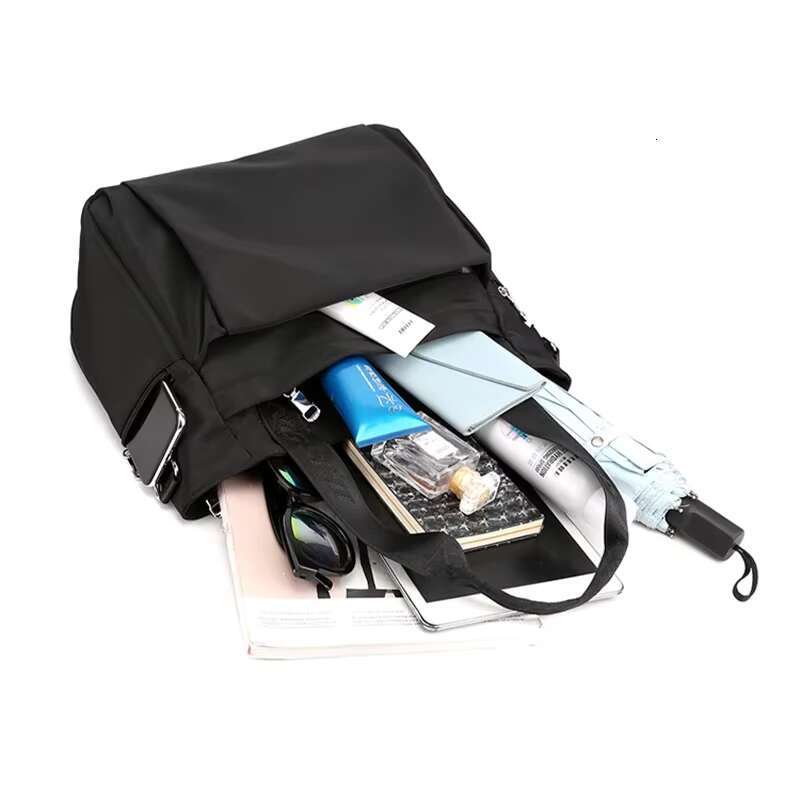 Simple And Fashionable Ladies Tote Large-Capacity Women's Lightweight Shoulder Trendy Casual Hand-Held Messenger Bag