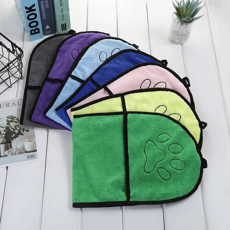 Pet towels quick drying dog towels bath towels soft fiber absorbents cat towels convenient pet cleaning towels pet accessories M250118