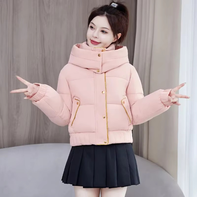 Fashion Down Jacket Women's 2024 Short Loose Padded Winter Cotton-Padded Jackets New Temperament Warm Coat