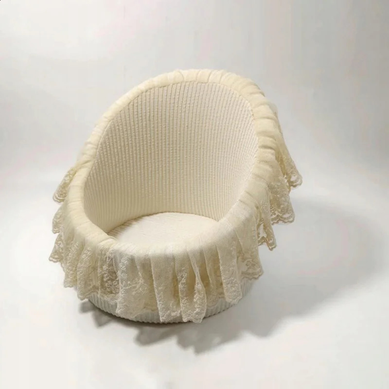 Nordic Baby Mini Sofa born Pography Props Posing White Round Studio 250110