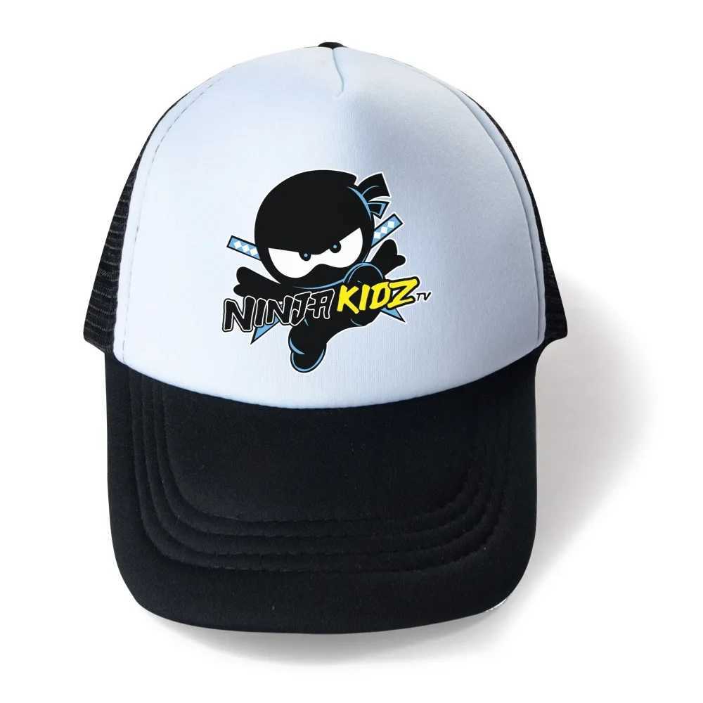 New Cute NINJA KIDZ Baby Hat Childrens Adjustable Baseball Hat Boys and Girls Hat Childrens Snapshot Hip Hop Sun Hat T250121