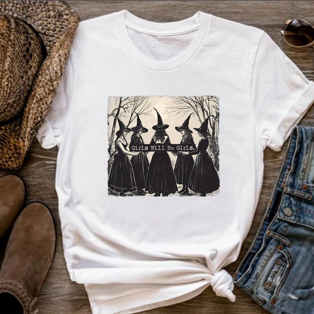 Vintage Will Be Witch Shirt Funny Witch Shirts Tees Halloween Women Vintage Clothes Witchy Vibes Graphic T Shirts 250109