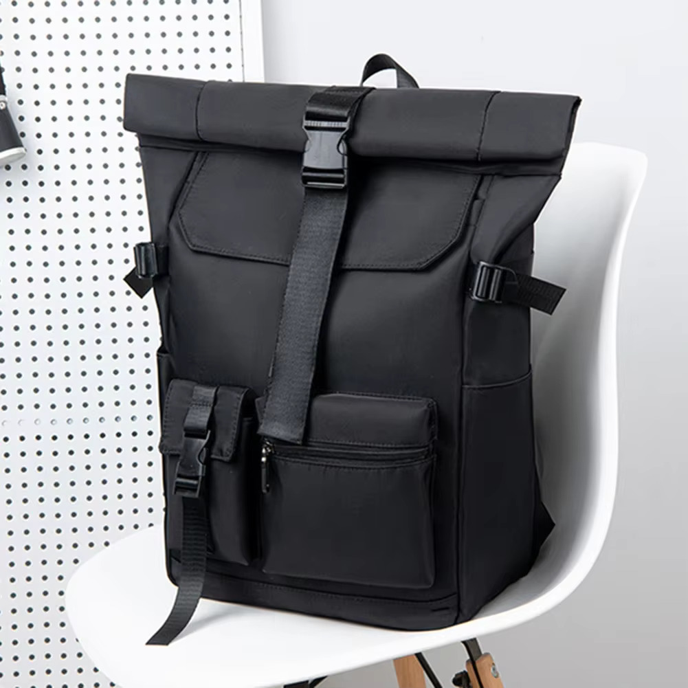 Waterproof Sports Leisure Daypack Roll Up Men Hiking Backpack Computer Bag For Outdoor Travel Camping Use