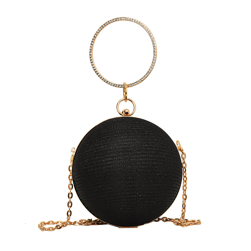 Spherical Small Round 2023 New Sparkling Water Diamond Zero Wallet Fashion Circle Banquet Personalized One Shoulder Crossbody Bag