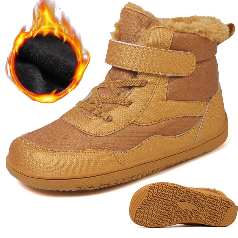 Rexsvan Kids High Top Minimalist Sneakers Barefoot Shoes for Boys and Girls Comfortable Zero Drop Shoes for Toddlers Adults 250110