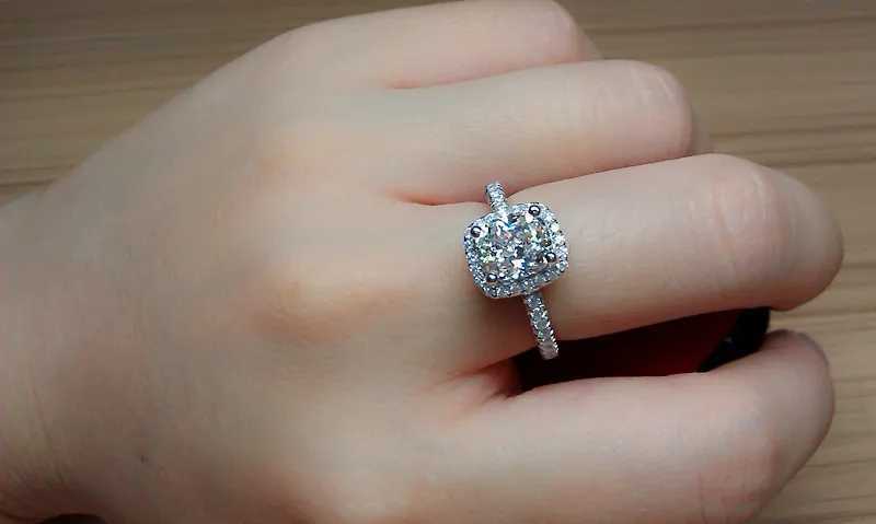 18k White Gold Yellow/white Diamond Rings for Women Luxury Engagement Bizuteria Anillos Genmstone 18k Gold Diamond Wedding Rings