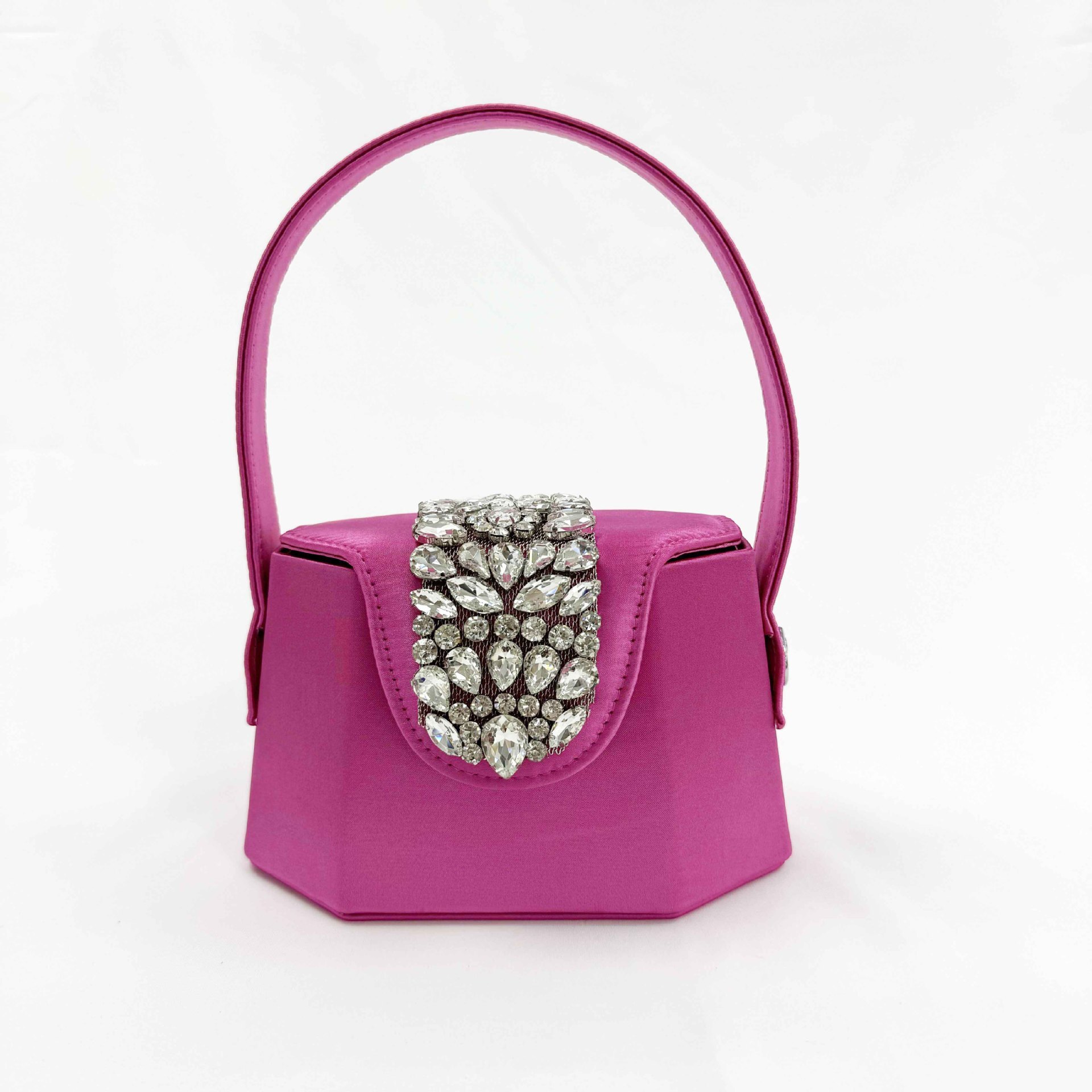 New Style New Product Women's Handheld Banquet Macaron Diamond Set Celebrity Dress Small Square Chain Strap Cross Bag