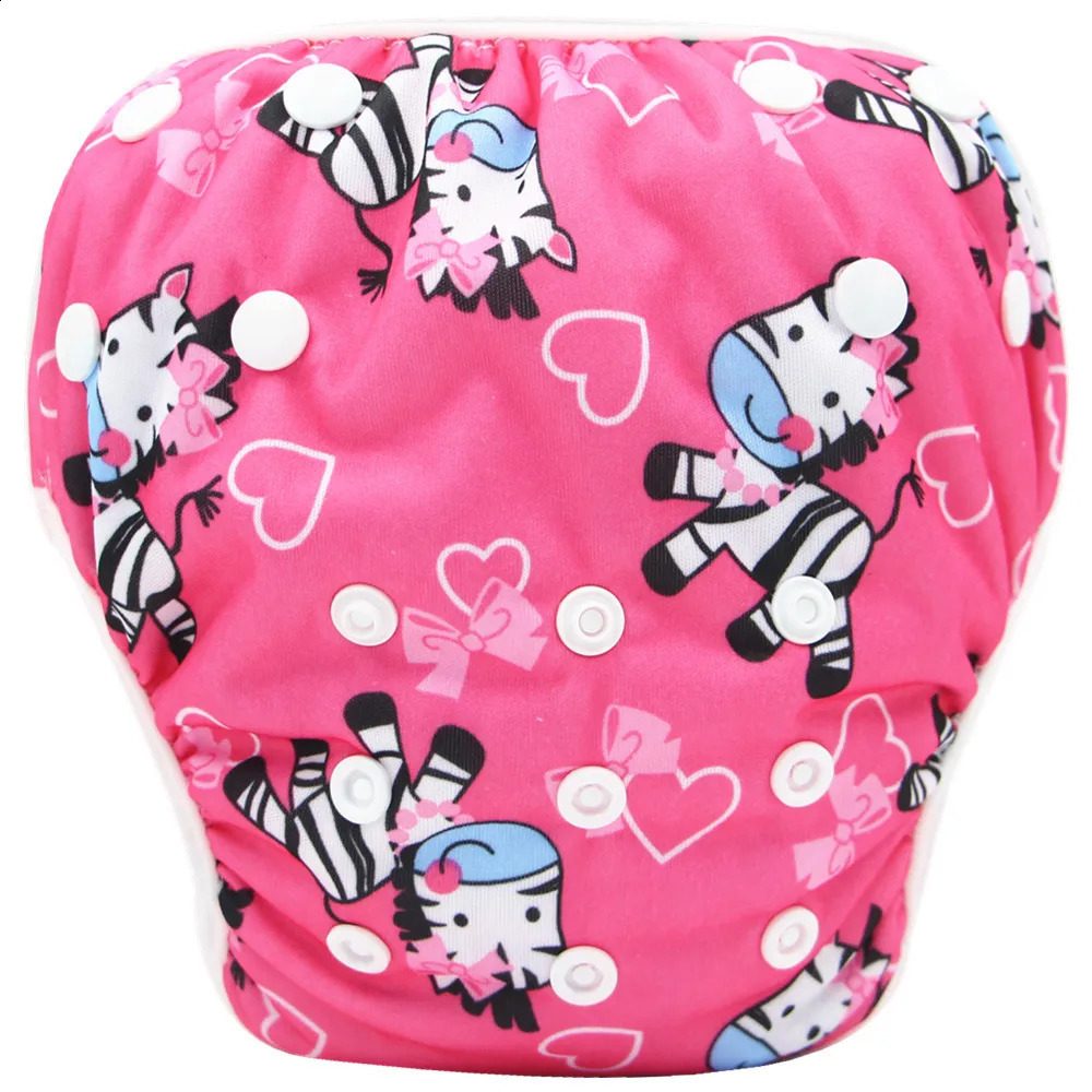 Baby Swim Diapers Waterproof Adjustable Cloth Diapers Pool Pant Swimming Diaper Cover Reusable Washable Baby Nappies 250114