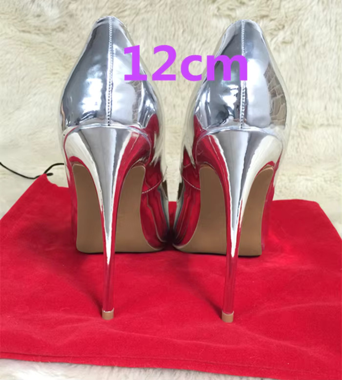Noenname_Null-Sier Women Sexy Stilettos Pumps 8Cm 10Cm 12Cm Pointed Toe High Heels Elegant Ladies Wedding Bridemaids Shoes