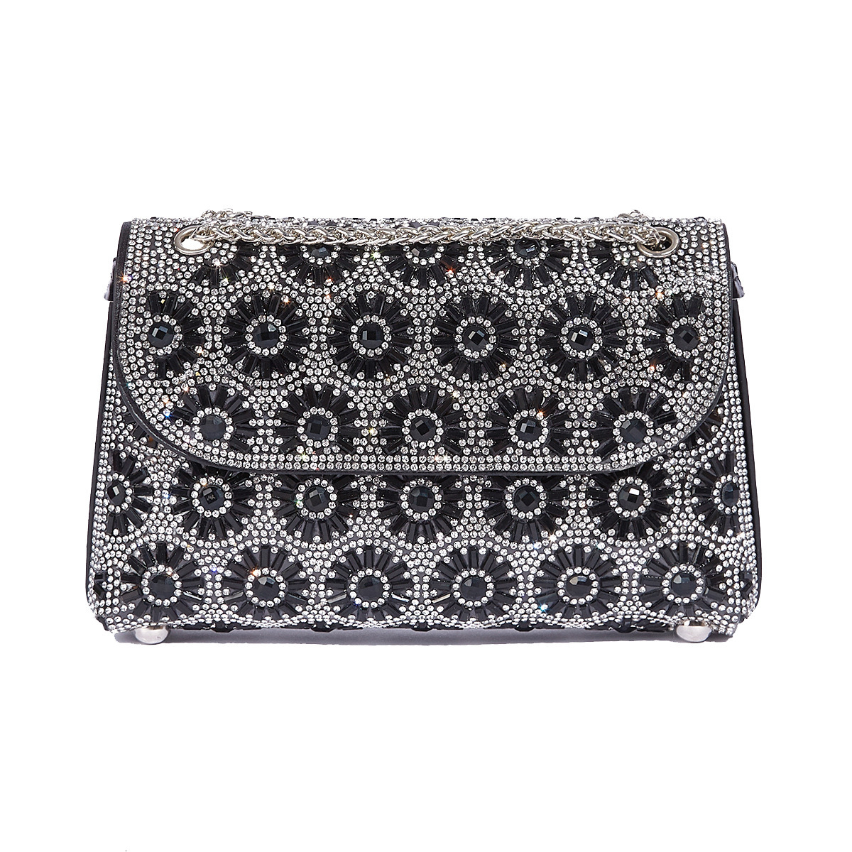 New Shoulder Trendy Chain Party And Dinner Bag, Fashionable Women's Small Square