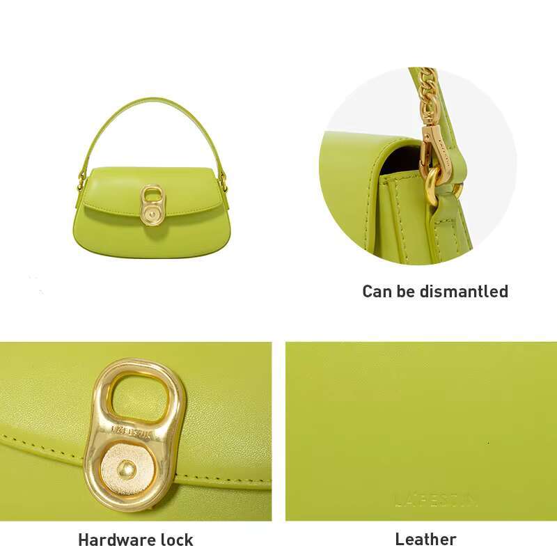 LA FESTIN New Design Original Chain Small Handbag Crossbody Fashion Shoulder Messenger Saddle Bag
