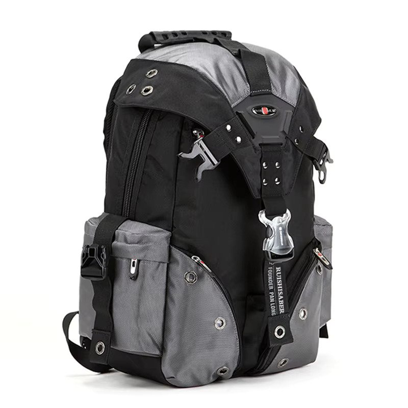Men's Waterproof 15.6 Inch Laptop Computer Backpacks Swiss Travel Backpack Oxford Casual Schoolbag Male Mochila