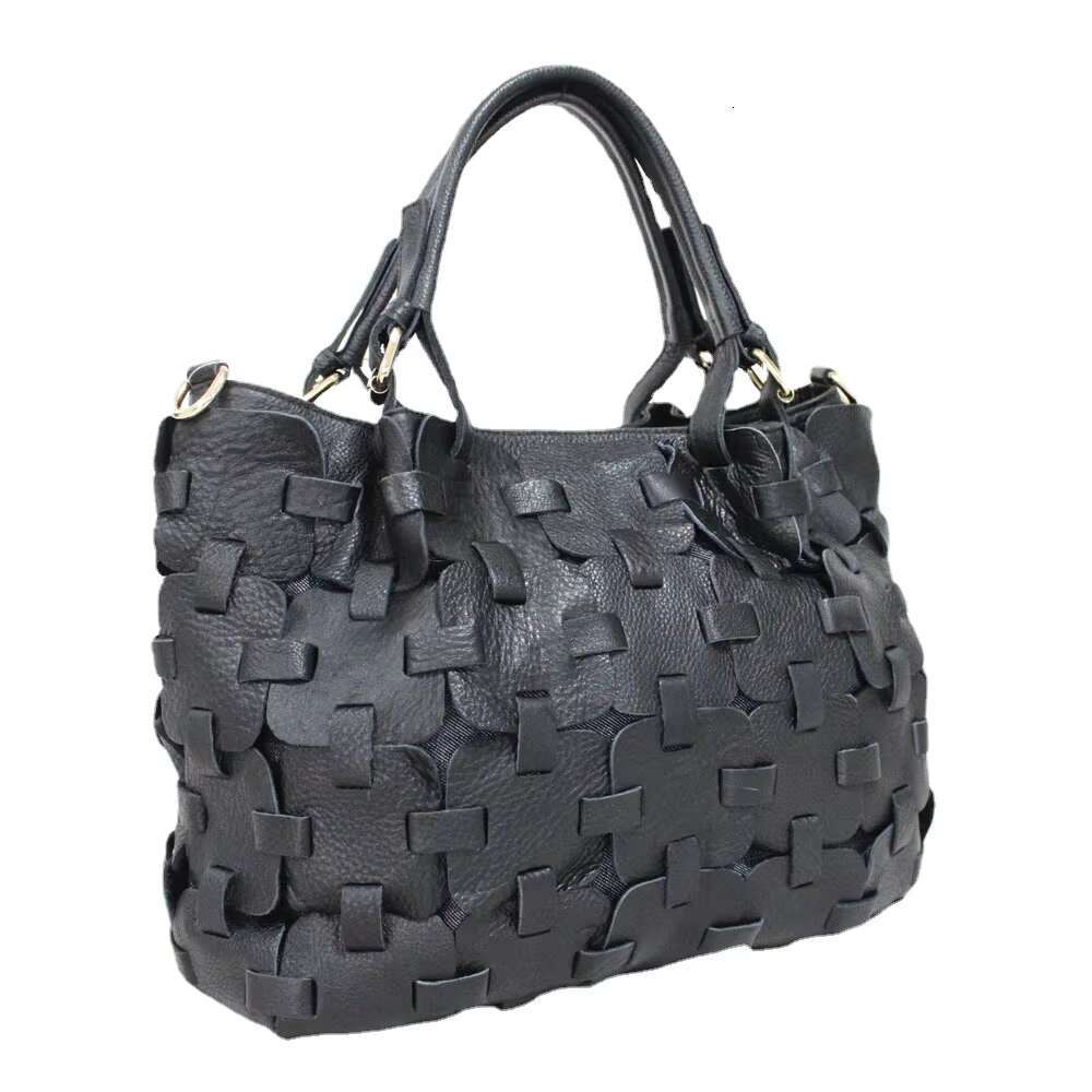 Ladybag Handbag Factory Leather Portable Messenger Bag Splicing
