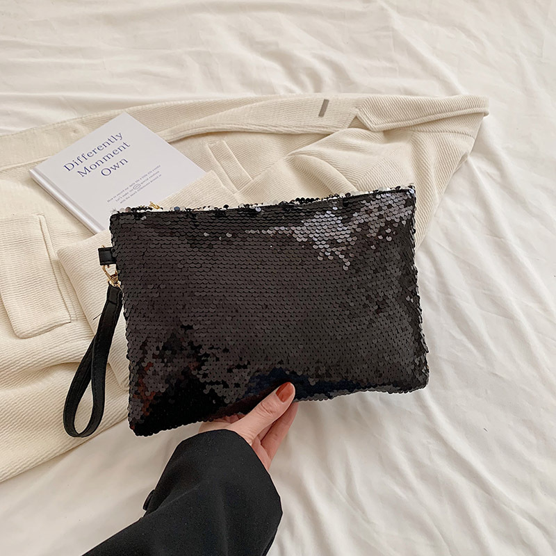 Silver Glitter All Rhinestone Sparkling Tassel Handbag, Dinner Fashionable Temperament Bag, Women's Small Bag