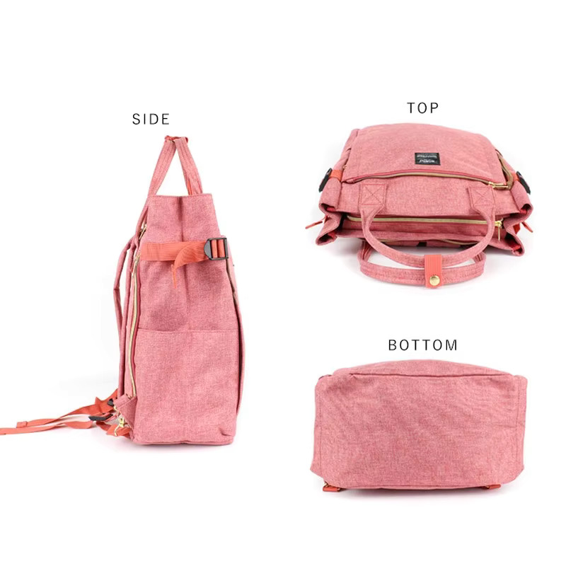 Women Waterproof Laptop Bag Embroidery Nylon School For Girls Ladies Travel Bagpack Anello Backpack