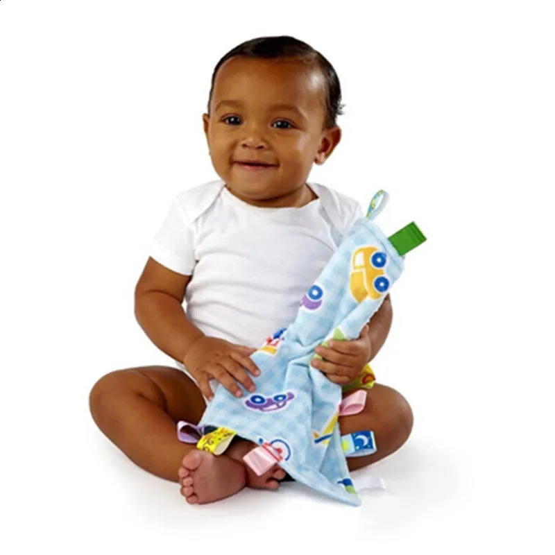 Baby Comforting taggies Blanket Multifunctional baby taggies toys soft toddler Grasping fantoche towel born reassure towel 250120