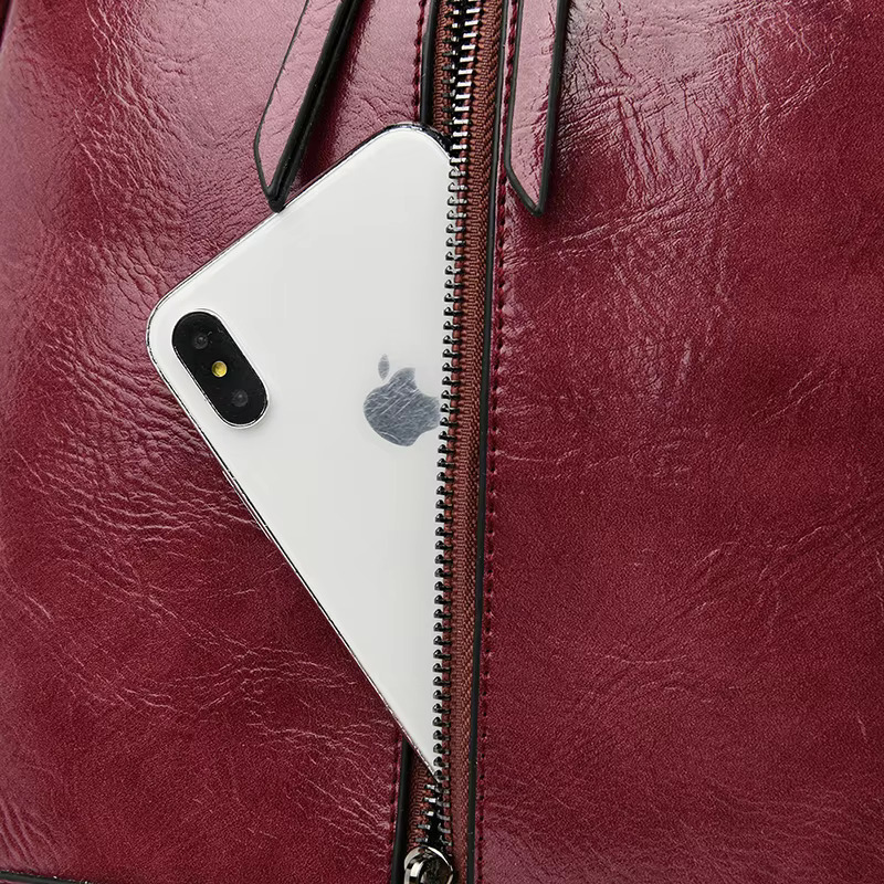 Women Leather Fashion Backpack Purse Female Travel Shoulder Bag Large Capacity School Bags For Teenage Girl Sac A Dos