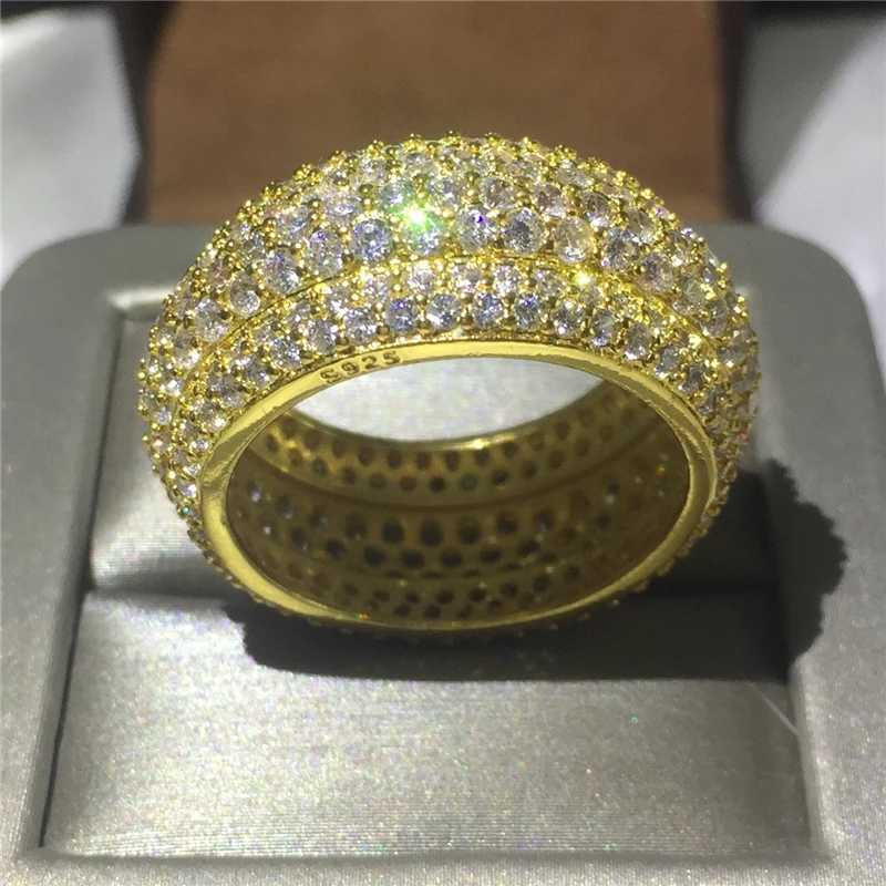 Victoria Wieck Women Fashion 300pcs AAAAA Moissanite dia Sterg sier Engagement wedding band ring for women jewelry Gift