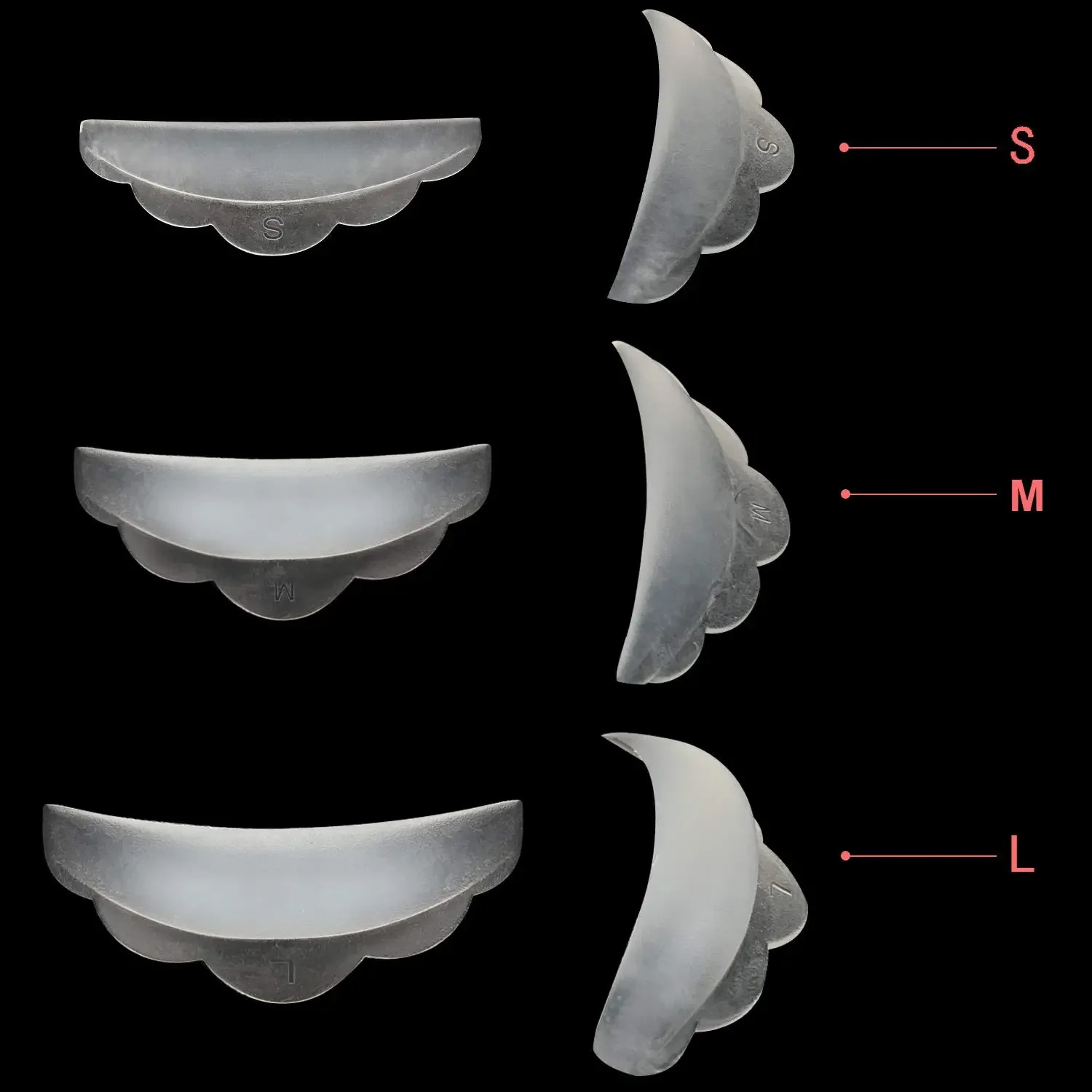 5Pairs White Silicone Eyelash Perm Gasket Y Brush 3D Curler Applicator Makeup Lifting Tool Lashes Rods Assistant 250115