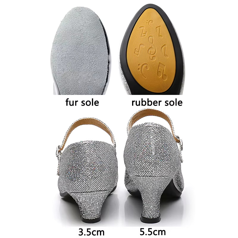 Ballroom Sneakers Latin Woman Soft Bottom Dance Modern Jazz Tango Dancing Shoes Closed Toe Indoor/Outdoor