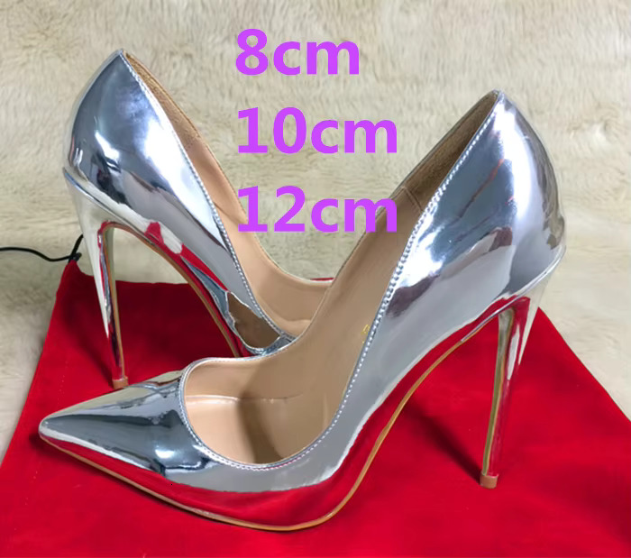 Noenname_Null-Sier Women Sexy Stilettos Pumps 8Cm 10Cm 12Cm Pointed Toe High Heels Elegant Ladies Wedding Bridemaids Shoes