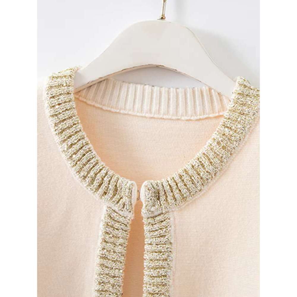 Elegant Office Ladies Autumn Winter 2 Pieces Knitted Sweater Women Design Fashion Patchwork With Crop Top Female