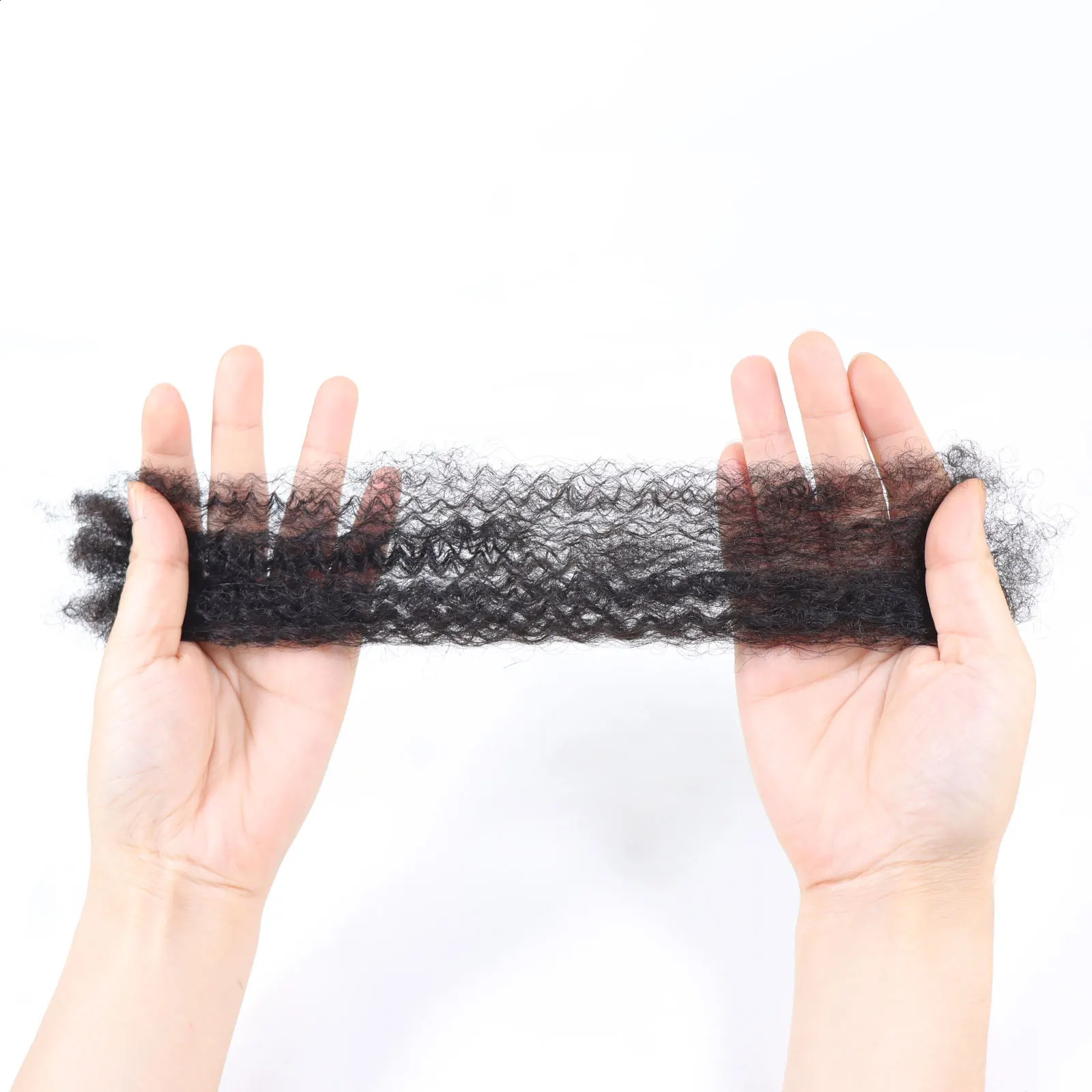 50g Dreadlocks Afro Kinky Curly Human Hair For Women Colored Crochet Braiding No Weft Indian Virgin Hair Bulk 240117