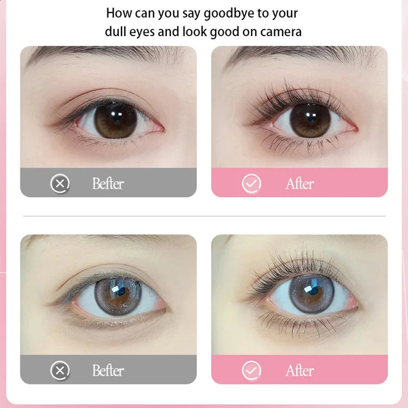 Dual Color Handle Curling Eyelash Clip Artificial Assistant Eyebrow Trimmer Steel Needle Portable Makeup Tool 250115