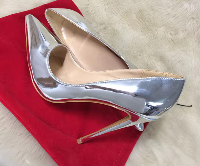 Noenname_Null-Sier Women Sexy Stilettos Pumps 8Cm 10Cm 12Cm Pointed Toe High Heels Elegant Ladies Wedding Bridemaids Shoes