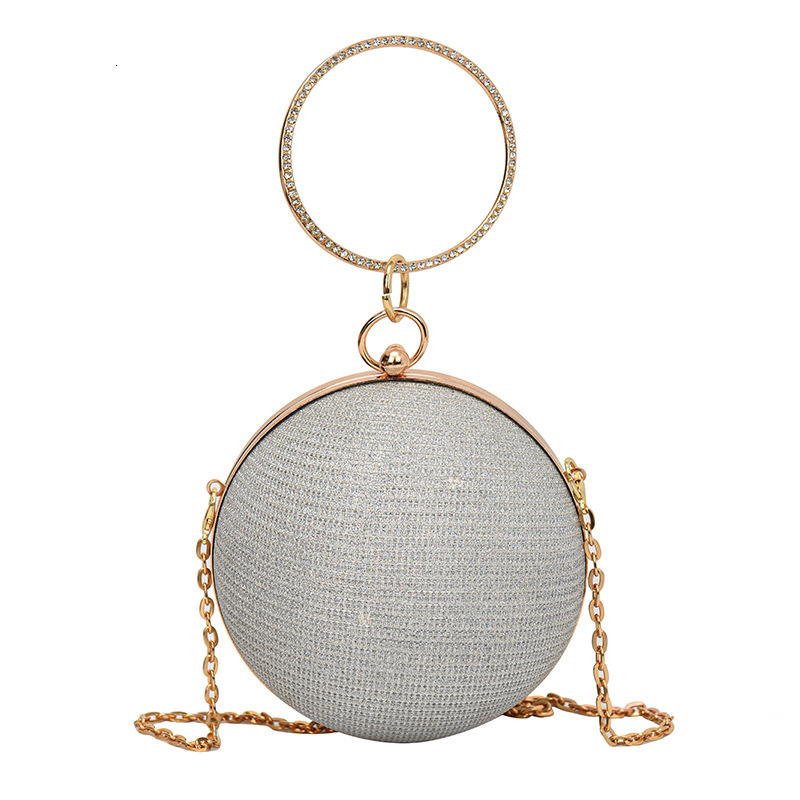 Spherical Small Round 2023 New Sparkling Water Diamond Zero Wallet Fashion Circle Banquet Personalized One Shoulder Crossbody Bag